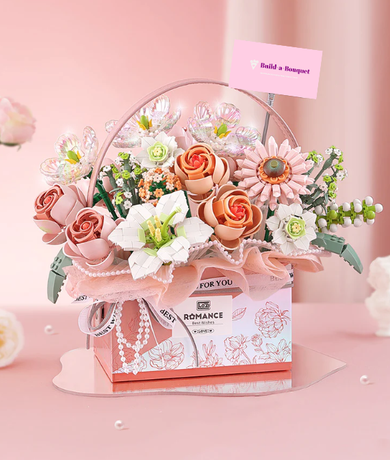 Botanical Building Blocks- Build Your Own Everlasting Flower Bouquet Gift Box